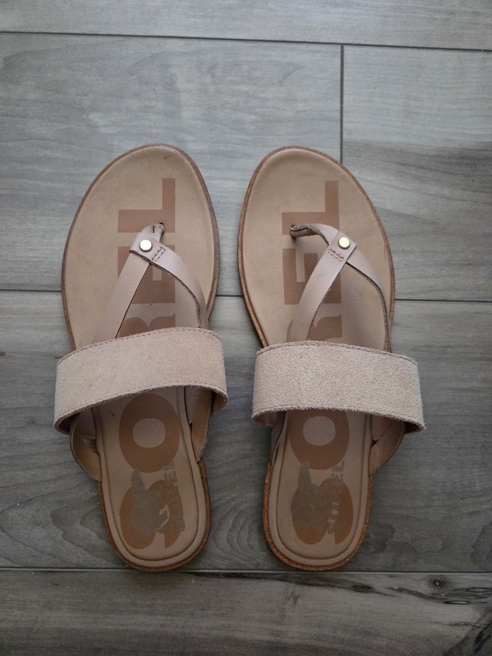 Sorel Ella Suede Slide Sandals